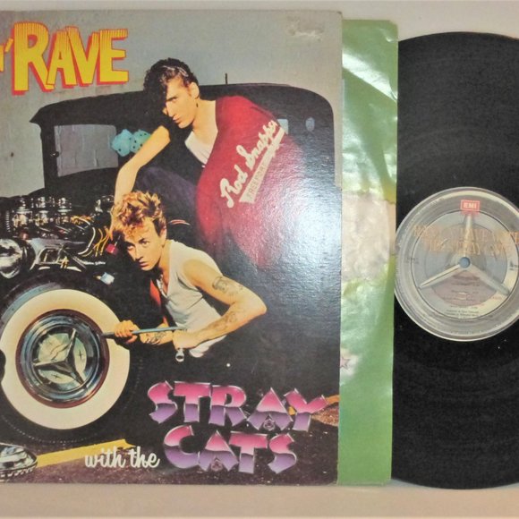 1st Press 1983 Stray Cats RAT N ROLL Vinyl Record EMI Records #SO7102 LP ALBUM - Picture 3 of 6